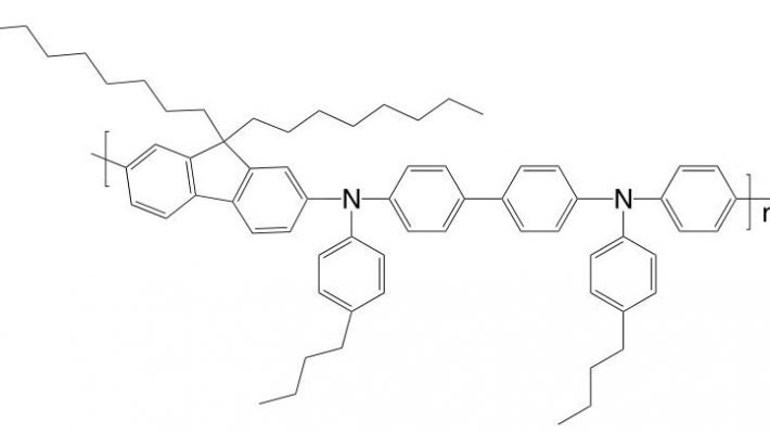 Poly[(9,9-dioctylfluorenyl-2,7-diyl)-alt-co-(N,N’-bis{4-butylphenyl}-benzidine-N,N’-{1,4-diphenylene})] CAS 223569-32-2
