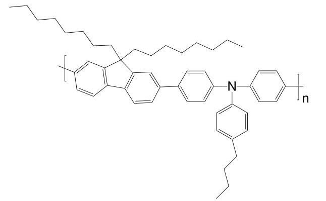 Poly[(9,9-dioctylfluorenyl-2,7-diyl)-co-(4,4′-(N-(p-butyl-phenyl))diphenylamine)] CAS 223569-31-1