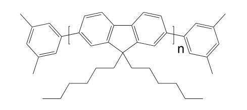 Poly[9,9-dihexylfluorenyl-2,7-diyl] end capped withdimethylphenyl CAS 1010129-39-1