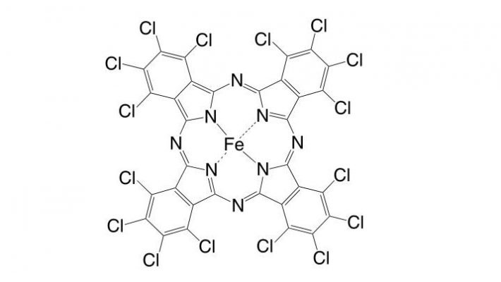 Iron(II) 1,2,3,4,8,9,10,11,15,16,17,18,22,23,24,25-hexadecachloro-phthalocyanine CAS 50662-67-4