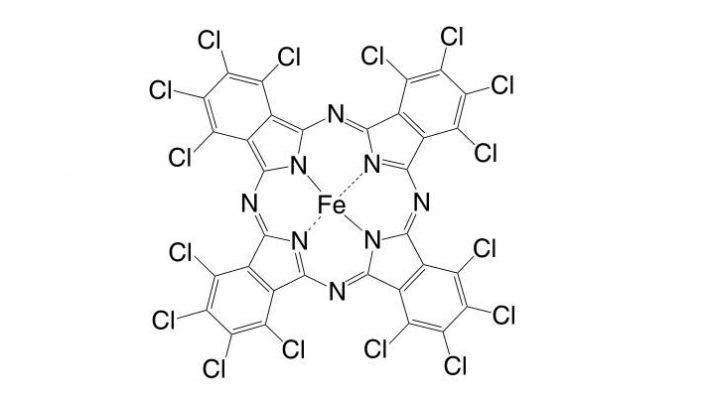 Iron(II) 1,2,3,4,8,9,10,11,15,16,17,18,22,23,24,25-hexadecachloro-phthalocyanine CAS 50662-67-4 Iron(II) 1,2,3,4,8,9,10,11,15,16,17,18,22,23,24,25-hexadecachloro-phthalocyanine CAS 50662-67-4