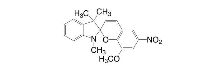 1′,3′-Dihydro-8-methoxy-1′,3′,3′-trimethyl-6-nitrospiro[2H-1-benzopyran-2,2′-[2H]indole] CAS 1498-89-1