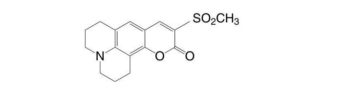 2,3,6,7-Tetrahydro-10-(methylsulfonyl)-1H,5H,11H-[1]benzopyrano[6,7,8-ij]quinolizin-11-one CAS 87331-48-4