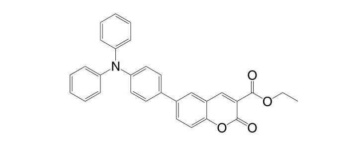 Ethyl 6-[4-(diphenylamino)phenyl]coumarin-3-carboxylate CAS 1056693-13-0