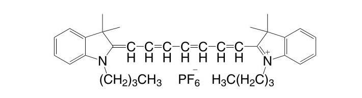 1,1’-Dibutyl-3,3,3’,3’-tetramethyl-indo-tricarbocyaninehexafluorophosphate CAS 134339-08-5 1,1’-Dibutyl-3,3,3’,3’-tetramethyl-indo-tricarbocyaninehexafluorophosphate CAS 134339-08-5
