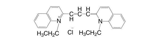 1,1′-Diethyl-2,2′-carbocyanine chloride CAS 2768-90-3 1,1′-Diethyl-2,2′-carbocyanine chloride CAS 2768-90-3