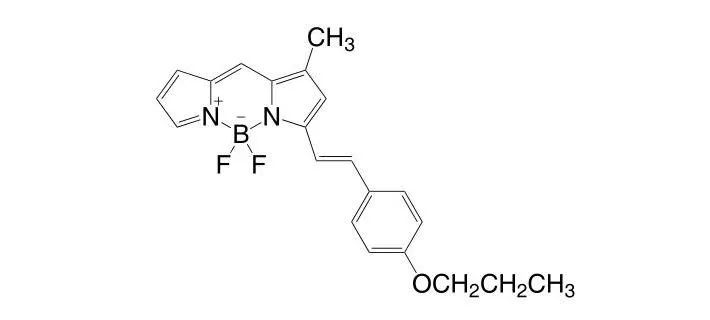 4,4-Difluoro-1-methyl-3-(4-propoxystyryl)-4-bora-3a,4a-diaza-s-indacene CAS 1201643-08-4 4,4-Difluoro-1-methyl-3-(4-propoxystyryl)-4-bora-3a,4a-diaza-s-indacene CAS 1201643-08-4