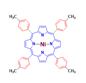 Structure of 5,10,15,20-Tetrakis-(4-sulfonatophenyl)-porphin-Cu(II) CAS WENA-0212
