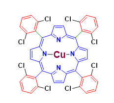 Structure of 5,10,15,20-tetrakis-(2,6-dichlorophenyl)-porphyrin-cu(II) CAS 56047-84-8