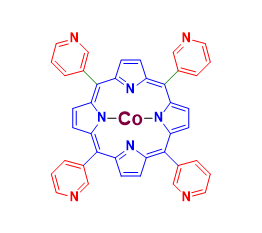 Structure of meso-Tetra (3-pyridyl) porphine-Co(II) CAS WENA-0208