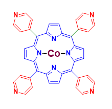 Structure of meso-Tetra (4-pyridyl) porphine-Co(II) CAS WENA-0207