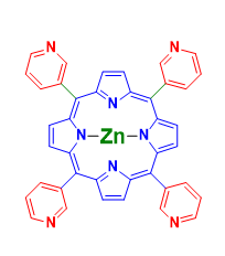 Structure of meso-Tetra (4-pyridyl) porphine-Cu(II) CAS WENA-0204