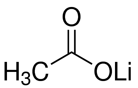 Structure of Lithium Acetate CAS 546-89-4