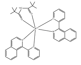 Bis(phenylisoquinoline)(2,2,6,6-tetramethylheptane-3,5-dionate)iridium(III) CAS 1202867-58-0