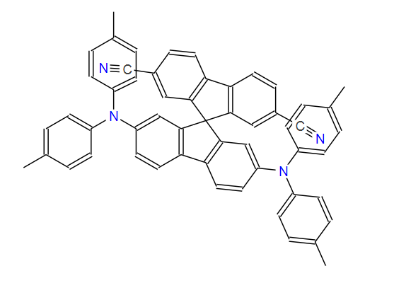 9,9′-Spirobi[9H-fluorene]-2,7-dicarbonitrile, 2′,7′-bis[bis(4-methylphenyl)amino]- CAS 1356154-65-8