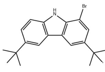9H-Carbazole, 1-bromo-3,6-bis(1,1-dimethylethyl)- CAS 1357359-52-4
