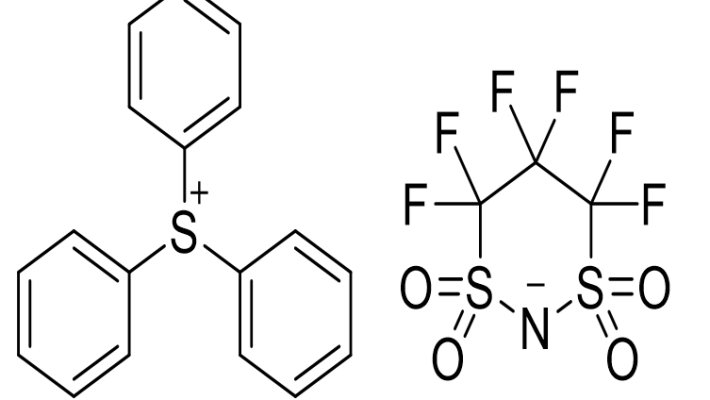 Sulfonium,triphenyl-,salt with 4,4,5,5,6,6-hexafluorodihydro-4H-1,3,2-?dithiazine 1,1,3,3-tetraoxide(1:1) CAS 808752-25-2 Sulfonium,triphenyl-,salt with 4,4,5,5,6,6-hexafluorodihydro-4H-1,3,2-?dithiazine 1,1,3,3-tetraoxide(1:1) CAS 808752-25-2