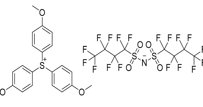 tris(4-methoxyphenyl)sulfonium bis((perfluorobutyl)sulfonyl)amide CAS 808752-25-221