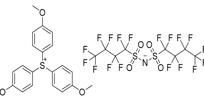 tris(4-methoxyphenyl)sulfonium bis((perfluorobutyl)sulfonyl)amide CAS 808752-25-221 tris(4-methoxyphenyl)sulfonium bis((perfluorobutyl)sulfonyl)amide CAS 808752-25-221