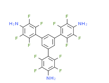 5′-(4-amino-2,3,5,6-tetrafluorophenyl)-2,2”,3,3”,5,5”,6,6”-octafluoro-[1,1′:3′,1”-terphenyl]-4,4”-diamine CAS 1872200-99-1