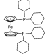 1,1’-Bis(dicyclohexylphosphino)ferrocene CAS 146960-90-9