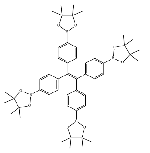 1,1,2,2-Tetrakis(4-(4,4,5,5-tetramethyl-1,3,2-dioxaborolan-2-yl)phenyl)ethene CAS 1660996-72-4 1,1,2,2-Tetrakis(4-(4,4,5,5-tetramethyl-1,3,2-dioxaborolan-2-yl)phenyl)ethene CAS 1660996-72-4