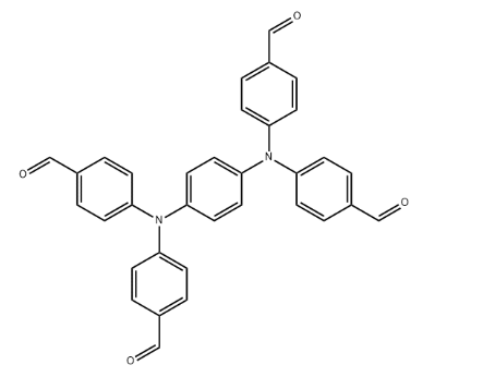 4,4′,4”,4”’-(1,4-Phenylenebis(azanetriyl))tetrabenzaldehyde CAS 854938-59-3 4,4′,4”,4”’-(1,4-Phenylenebis(azanetriyl))tetrabenzaldehyde CAS 854938-59-3