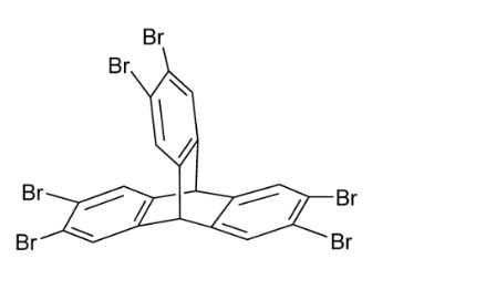 2,3,6,7,12,13-Hexabromotriptycene CAS 55805-81-7